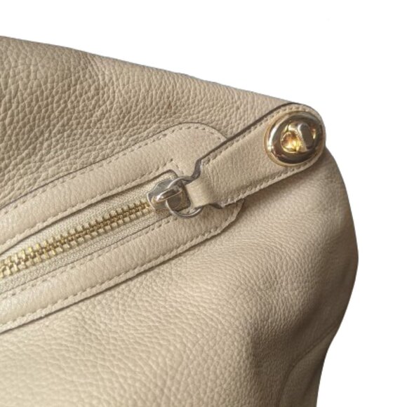 Medium Size Tan COACH  Leather Handbag - Picture 7 of 10